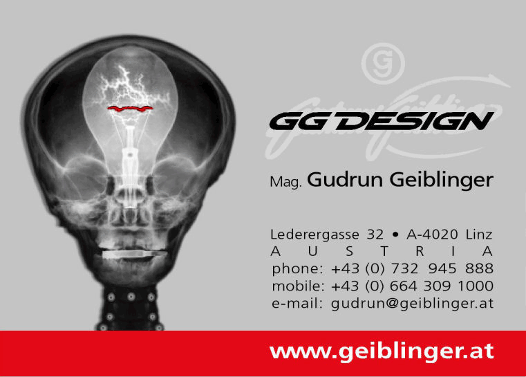 Gudrun Geiblinger Design, 4020 Linz/Austria, http://www.geiblinger.at