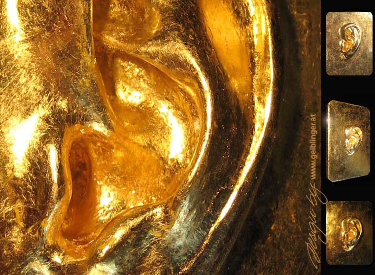 Goldenes Ohr Gudrun Geiblinger Skulptur